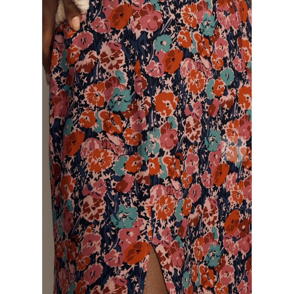 Maeve Anthropologie Lille Side Slit Midi Skirt NWT - Picture 2 of 6